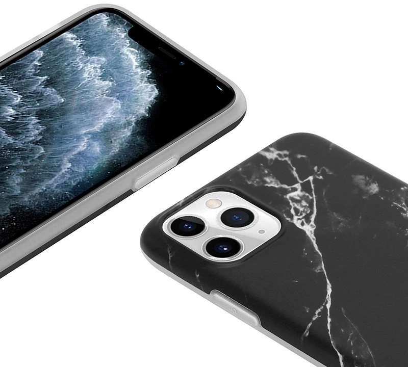 Crong Marble dėklas – dėklas skirtas Apple iPhone 11 Pro Juodas