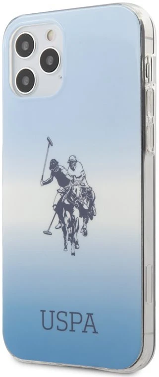 Dėklas Us Polo Assn US Polo USHCP12MPCDGBL iPhone 12/12 Pro 6,1" mėlynas Gradient kolekcija