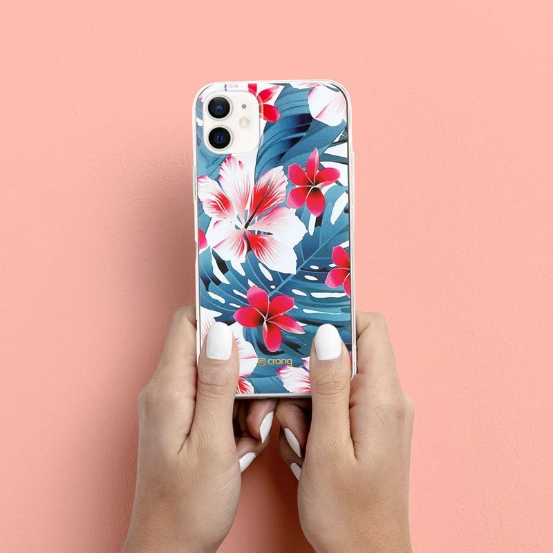 Crong Flower dėklas - dėklas skirtas Apple iPhone 12 Mini pattern 03
