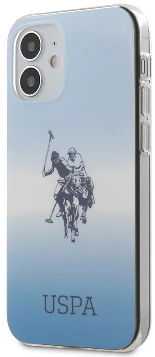 Us Polo Assn US Polo USHCP12SPCDGBL Apple iPhone 12 mini 5,4" telefono dėklas mėlynos spalvos Gradient Collection
