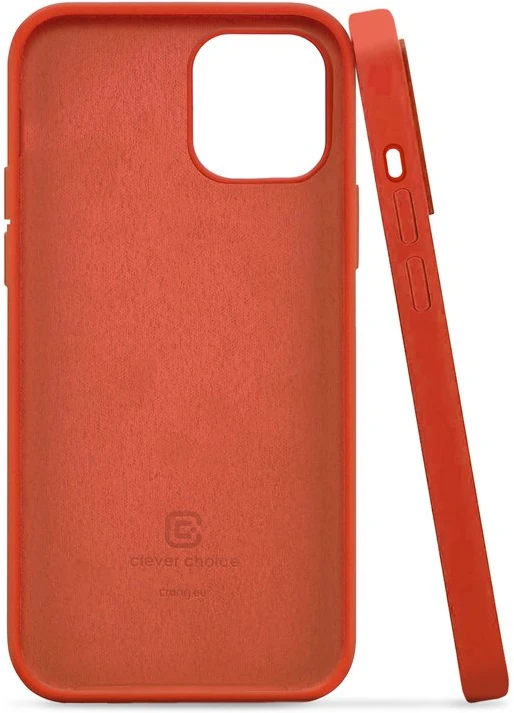 Crong Color Cover - Flexible dėklas skirtas Apple iPhone 12 Pro Max Raudona
