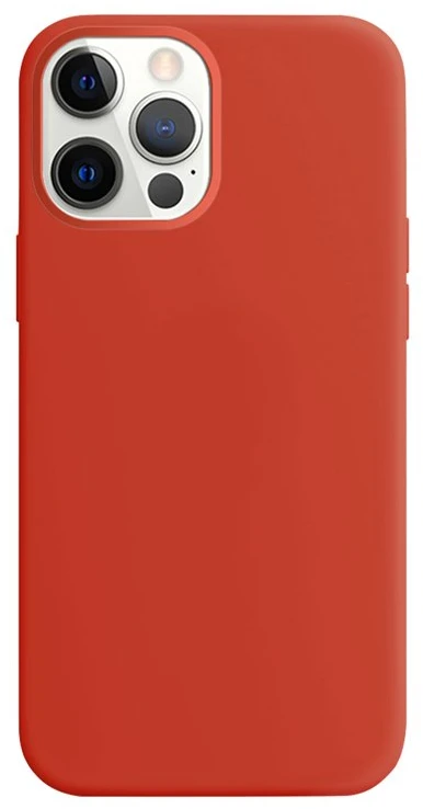 Crong Color Cover - Flexible dėklas skirtas Apple iPhone 12 Pro Max Raudona