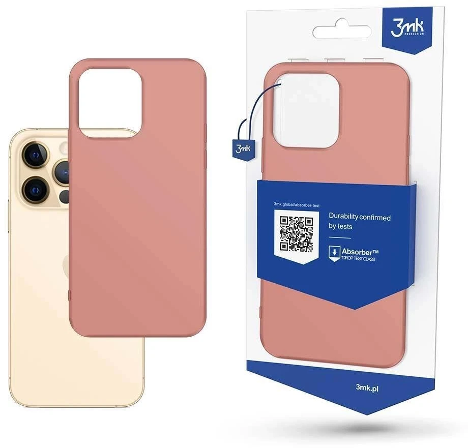 3Mk Protection Dėklas iPhone 13 Pro Max iš 3mk Matt Case serijos - rožinis