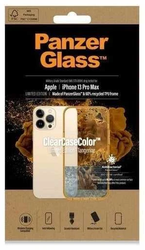 Panzer Glass PanzerGlass ClearAntibacterial Military Grade Certified Apple iPhone 13 Pro Max - d4klas telefonui skaidrus ir geltonos spalvos