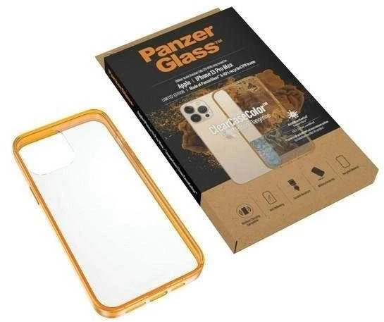 Panzer Glass PanzerGlass ClearAntibacterial Military Grade Certified Apple iPhone 13 Pro Max - d4klas telefonui skaidrus ir geltonos spalvos