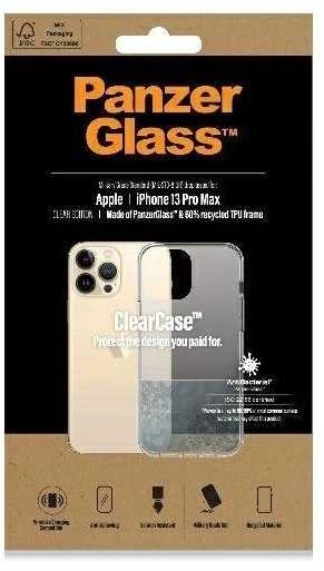 Panzer Glass PANZERGLASS CLEAR DĖKLAS IPHONE 13 PRO MAX ANTIBAKTERINIS KARINIO KLASĖS CLEAR