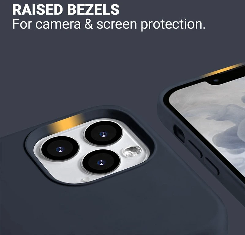 Crong Color Cover Magnetic dėklas skirtas Apple iPhone 13 Pro Max Navy Mėlyna