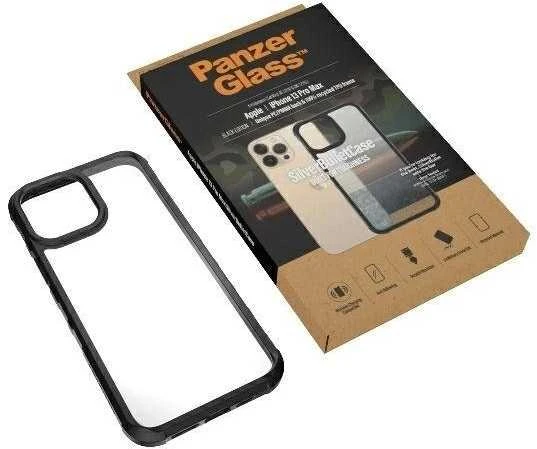 Panzer Glass PANZERGLASS CLEAR CASE IPHONE 13 PRO MAX ANTIBACTERIAL MILITARY GRADE SILVERBULLET Juodas