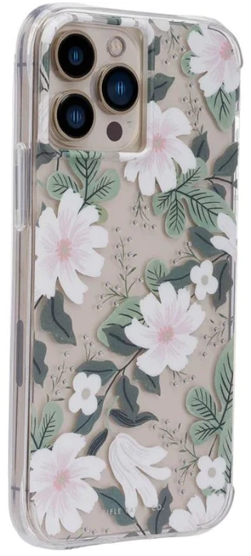 Rifle Paper Clear - dėklas skirtas Apple iPhone 13 Pro Willow