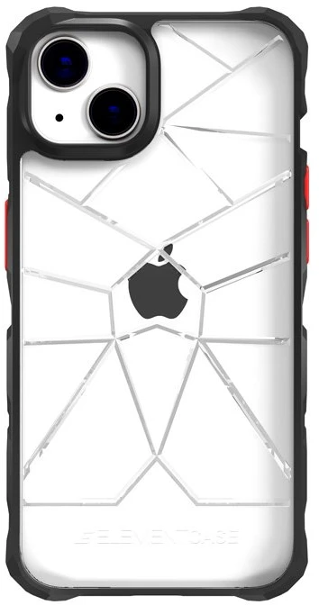 Element Case Element dėklas Special Ops X5 - dėklas skirtas Apple iPhone 14 Mil-Spec Drop Protection Clear/Juodas