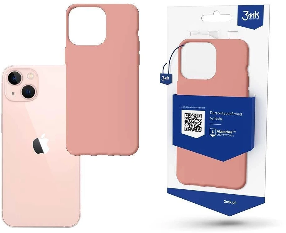 Dėklas 3mk Matt Case Apple iPhone 14 rožinis