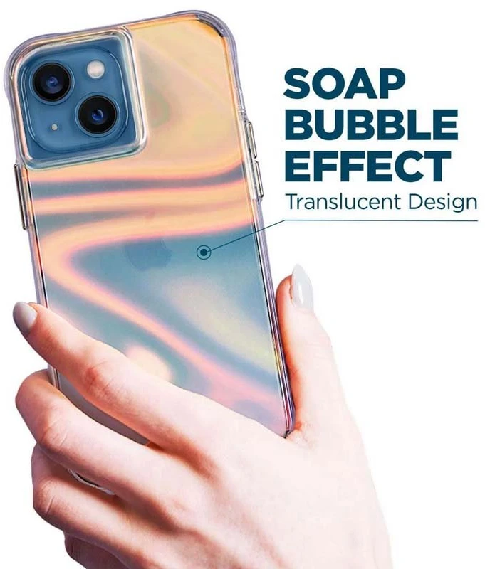 Case-Mate Soap Bubble - dėklas skirtas Apple iPhone 14 Plus Iridescent