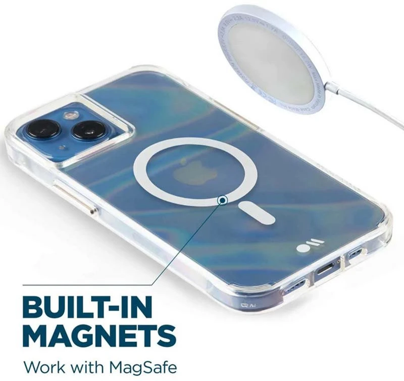 Case-Mate Soap Bubble MagSafe - dėklas skirtas Apple iPhone 14 Plus Iridescent