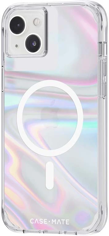 Case-Mate Soap Bubble MagSafe - dėklas skirtas Apple iPhone 14 Plus Iridescent
