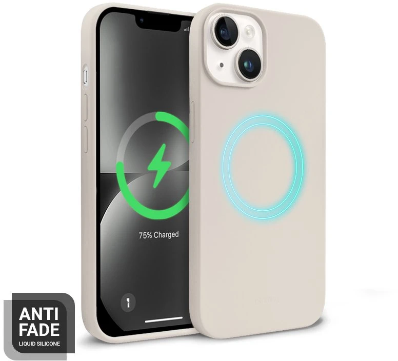 Crong Color Cover Magnetic dėklas skirtas Apple iPhone 14 Plus Stone