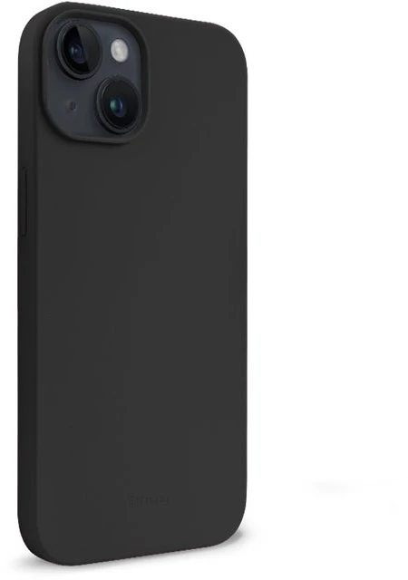 Crong Color Cover Liquid Silicone dėklas skirtas Apple iPhone 14 Max Juodas
