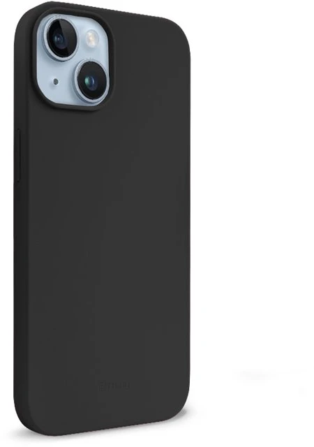 Crong Color Cover Liquid Silicone dėklas skirtas Apple iPhone 14 Max Juodas