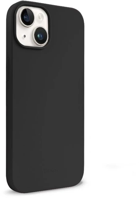 Crong Color Cover Liquid Silicone dėklas skirtas Apple iPhone 14 Max Juodas