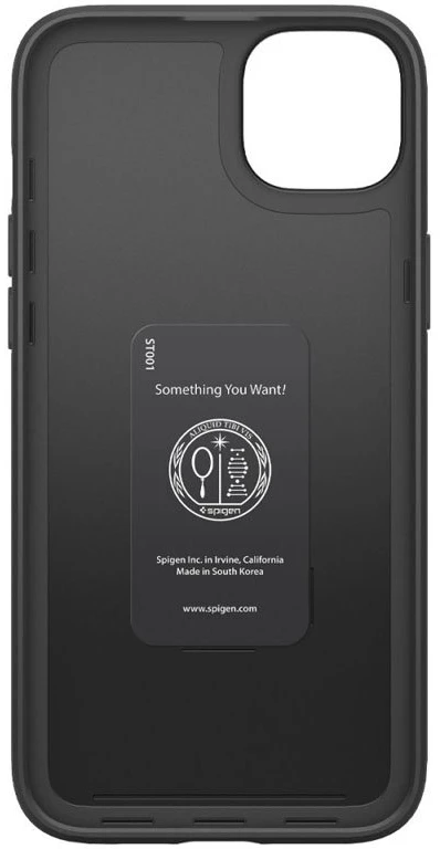 Dėklas iPhone 14 Plus, juodas, Spigen Thin Fit
