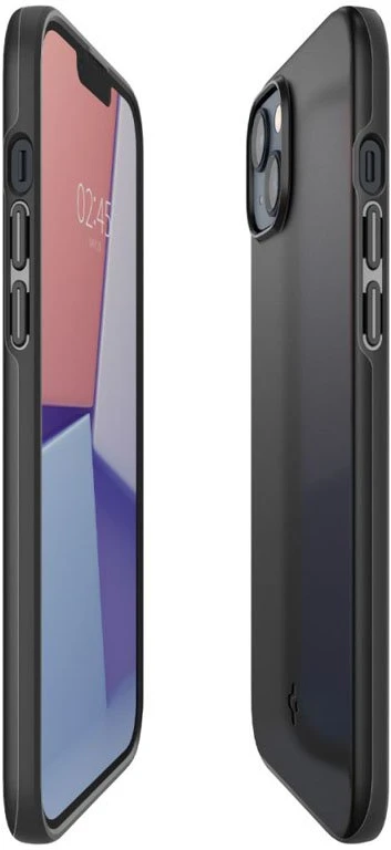 Dėklas iPhone 14 Plus, juodas, Spigen Thin Fit