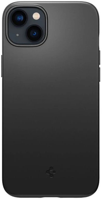 Dėklas iPhone 14 Plus, juodas, Spigen Thin Fit
