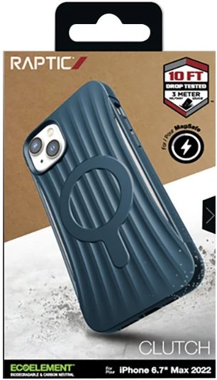 Dėklas iPhone 14 Plus, Marine Mėlyna, Raptic Clutch MagSafe