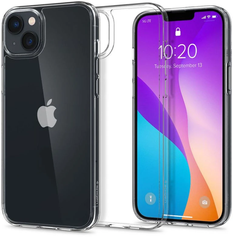 Dėklas iPhone 14 Plus, permatomas Spigen Airskin Hybrid