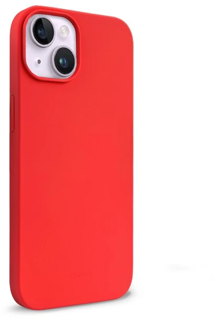 Crong Color Cover Liquid Silicone dėklas skirtas Apple iPhone 14 Max Raudona