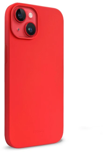 Crong Color Cover Liquid Silicone dėklas skirtas Apple iPhone 14 Max Raudona