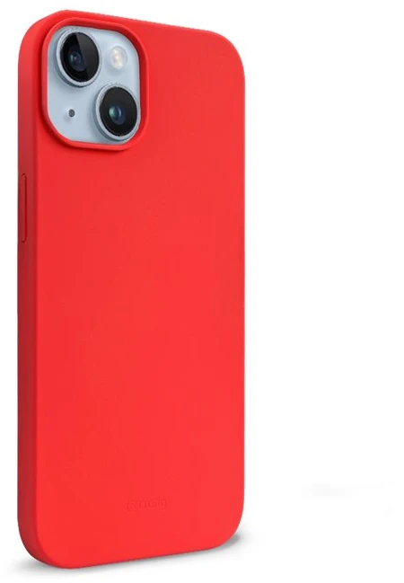 Crong Color Cover Liquid Silicone dėklas skirtas Apple iPhone 14 Max Raudona