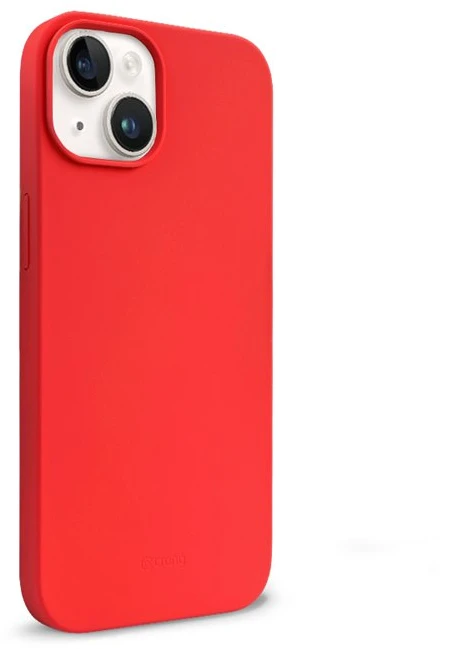 Crong Color Cover Liquid Silicone dėklas skirtas Apple iPhone 14 Max Raudona