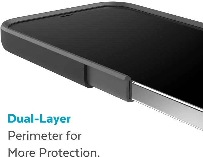 Speck CandyShell Pro + MagSafe - dėklas skirtas Apple iPhone 14 Plus su MICROBAN coating Juodas / Slate Pilkas