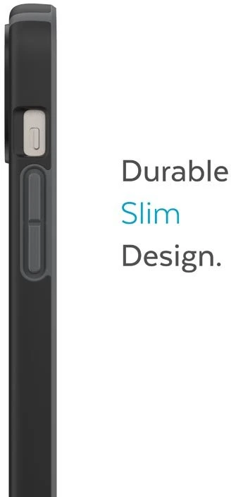 Speck CandyShell Pro + MagSafe - dėklas skirtas Apple iPhone 14 Plus su MICROBAN coating Juodas / Slate Pilkas