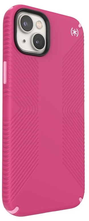 Speck Presidio2 Grip + MagSafe - dėklas skirtas Apple iPhone 14 Plus su MICROBAN coating Digitalpink / Blossompink / Baltas