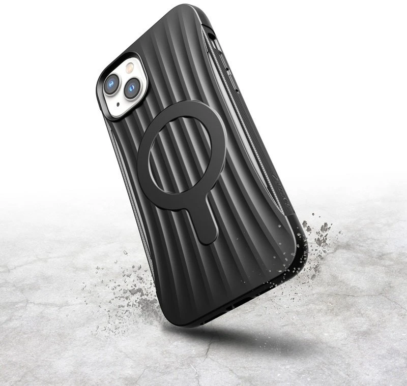 Dėklas iPhone 14 Plus X-Doria Raptic Clutch MagSafe, juodas