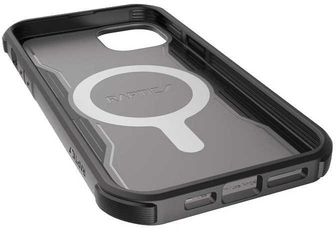Dėklas iPhone 14 Plus X-Doria Raptic Fort MagSafe, juodas