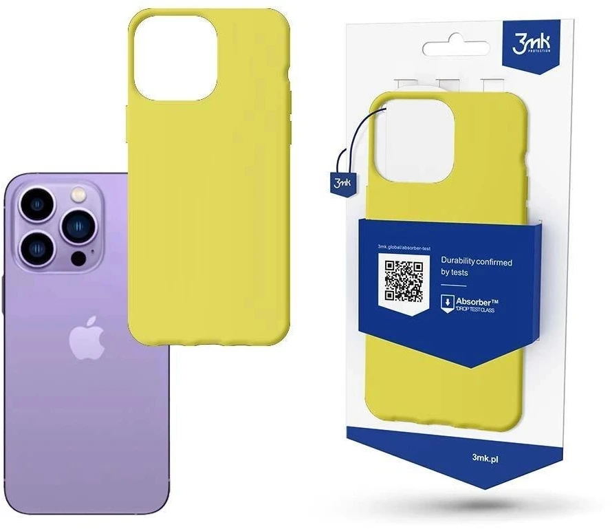 Dėklas 3mk Matt Case Apple iPhone 14 Pro šviesiai žalias