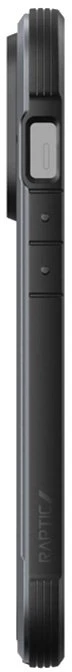 Dėklas iPhone 14 Pro, juodas, X-Doria Raptic Shield