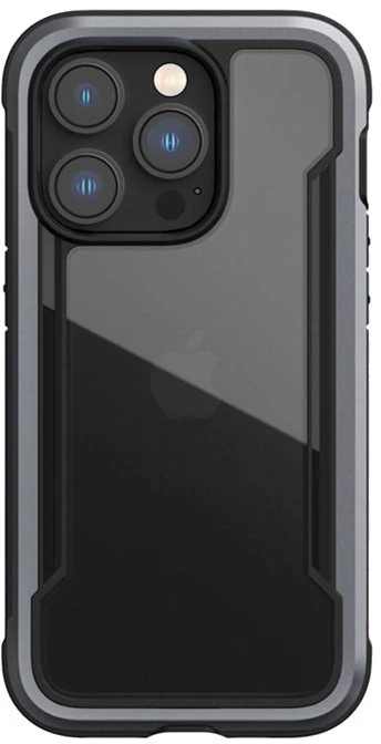 Dėklas iPhone 14 Pro, juodas, X-Doria Raptic Shield