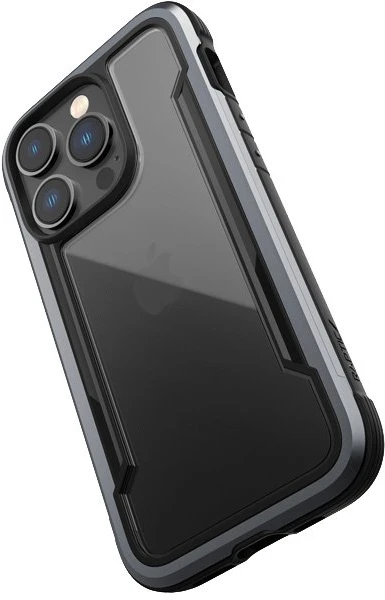 Dėklas iPhone 14 Pro, juodas, X-Doria Raptic Shield