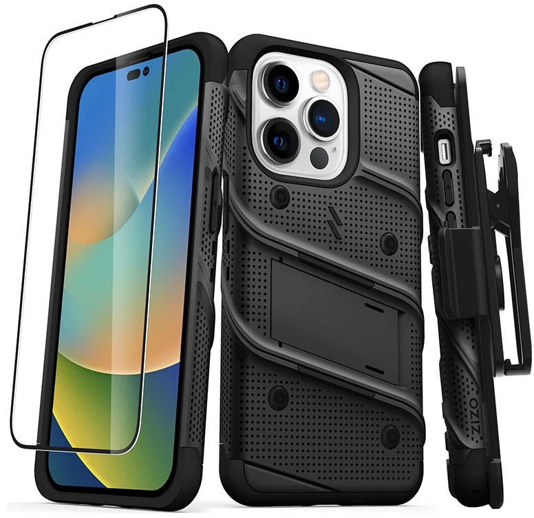 ZIZO BOLT Series - dėklas skirtas Apple iPhone 14 Pro Juodas