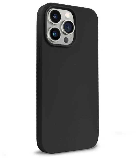 Crong Color Cover Liquid Silicone dėklas skirtas Apple iPhone 14 Pro Max Juodas