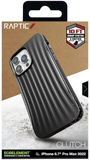 Dėklas iPhone 14 Pro Max, juodas X-Doria Raptic Clutch
