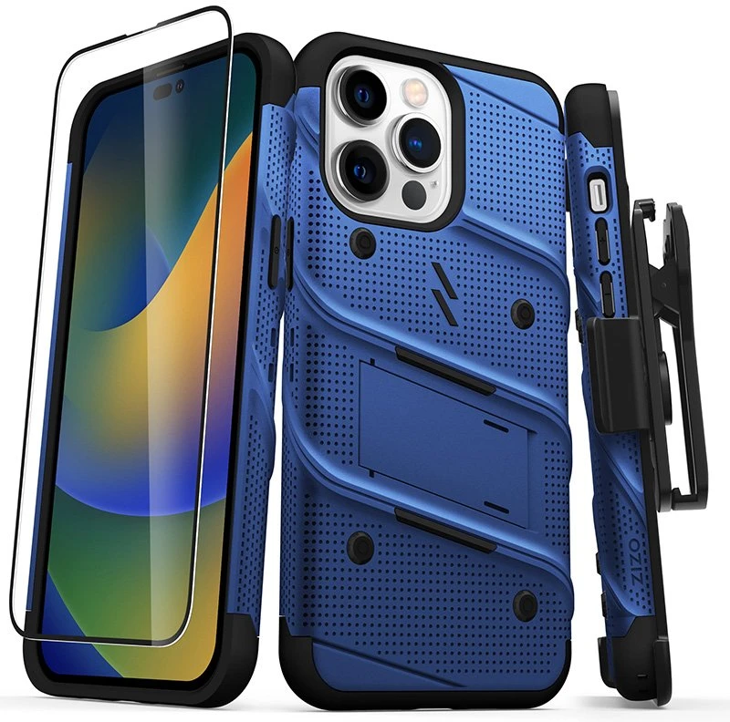 ZIZO BOLT Series - dėklas skirtas Apple iPhone 14 Pro Max Mėlyna