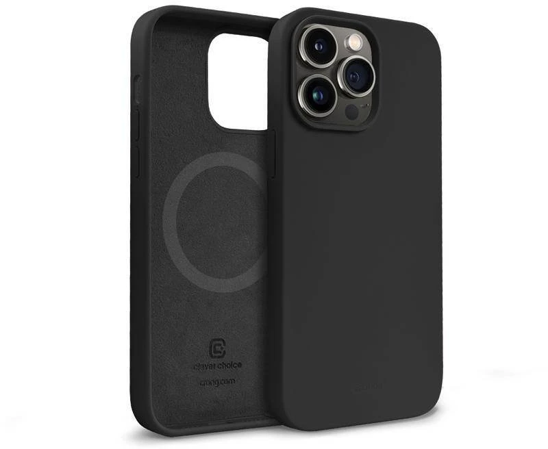 Crong Color Cover Magnetic dėklas skirtas Apple iPhone 14 Pro Max Juodas