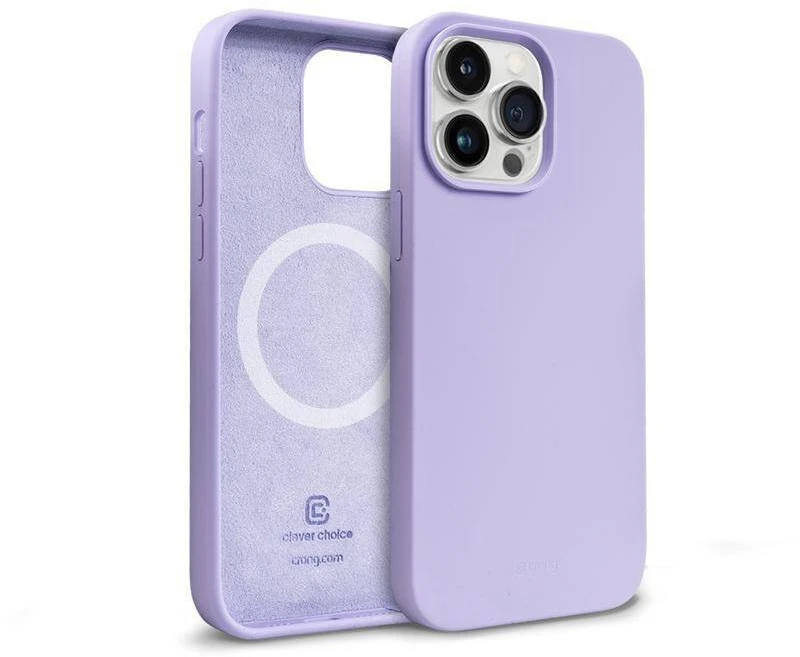 Crong Color Cover Magnetic dėklas skirtas Apple iPhone 14 Pro Max Violetinė