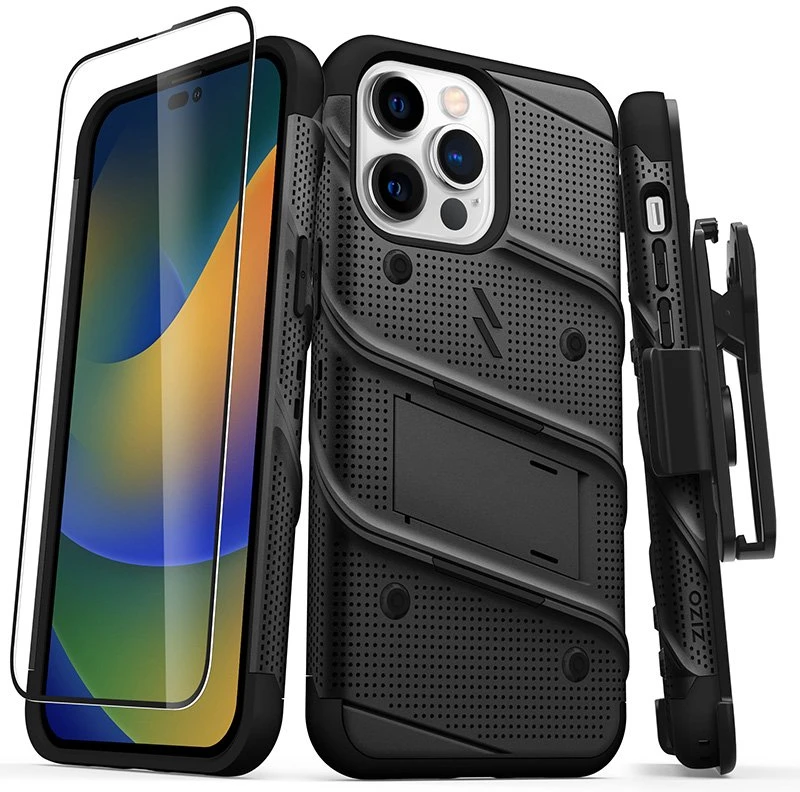ZIZO BOLT Series - dėklas skirtas Apple iPhone 14 Pro Max Juodas