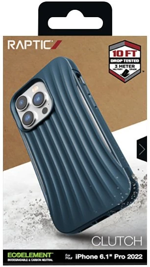 Dėklas iPhone 14 Pro, mėlynas, Raptic Clutch