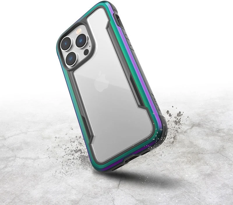 Dėklas iPhone 14 Pro X-Doria Raptic Shield, irizuojantis