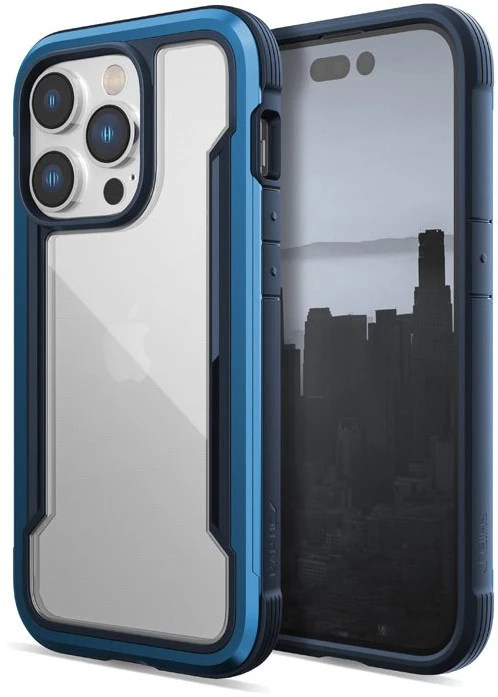 Dėklas iPhone 14 Pro X-Doria Raptic Shield, mėlynas